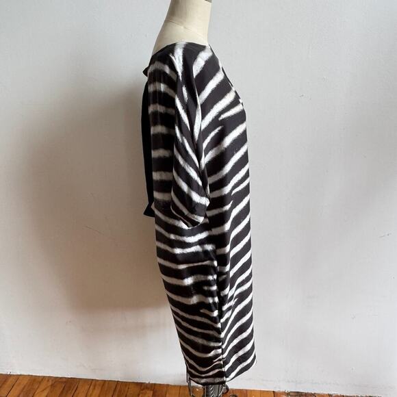 STELLA MCCARTNEY Zebra Stripe Silk Mini Dress - Picture 5 of 12